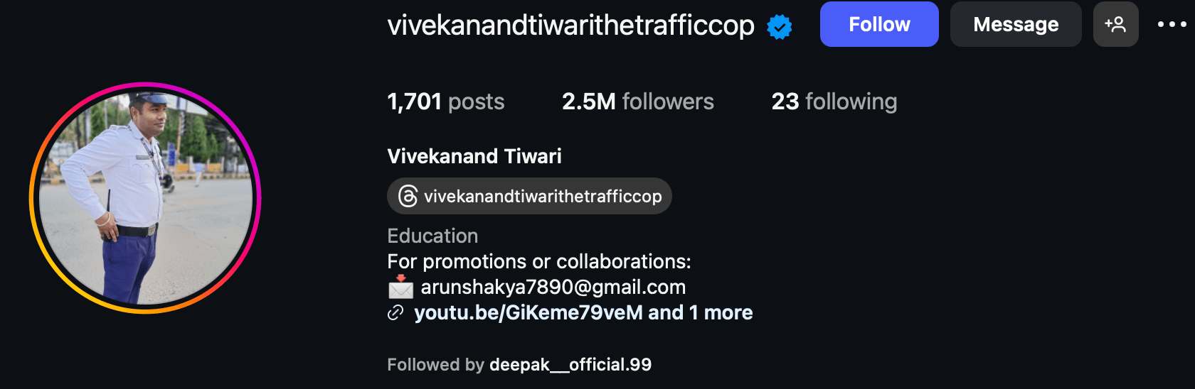 Vivekanand Tiwari - Creator Partner of IRONMEDiT